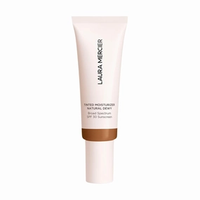 Laura Mercier Tinted Moisturizer Natural Dewy with SPF 30: 24HR  Hydration, Long Lasting, Sheer to Light, Buildable Coverage, Dewy Finish, Improve Skin Tone and Texture, Skin Tint