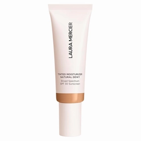 Laura Mercier Tinted Moisturizer Natural Dewy with SPF 30: 24HR  Hydration, Long Lasting, Sheer to Light, Buildable Coverage, Dewy Finish, Improve Skin Tone and Texture, Skin Tint