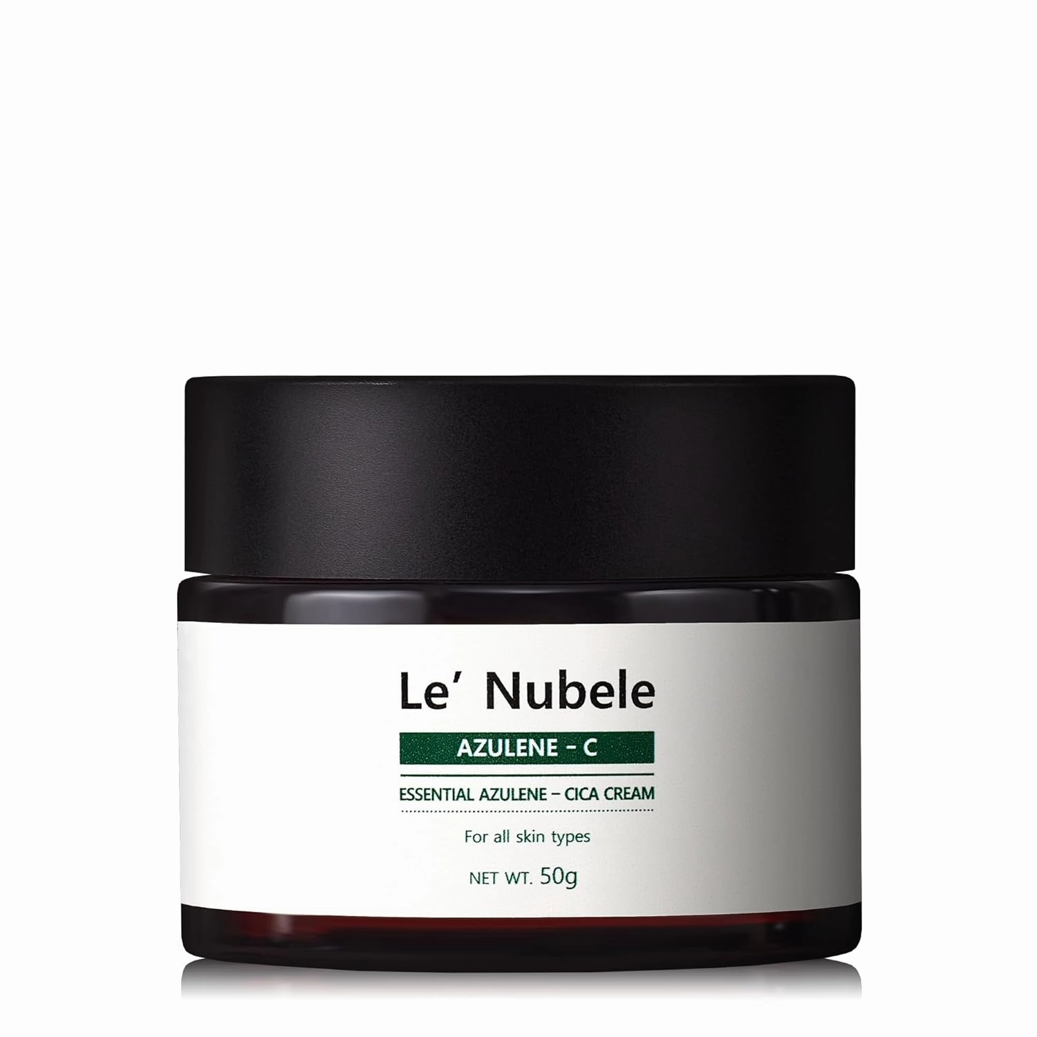 Le' Nubele Azulene Cica Cream | Soothing & Hydrating | Azulene, Centella & Manchurian Birch Bark | Korean Skincare Moisturizer for Sensitive Skin | Anti-Aging & Skin Barrier Care, 1.76 oz (Pack of 1)