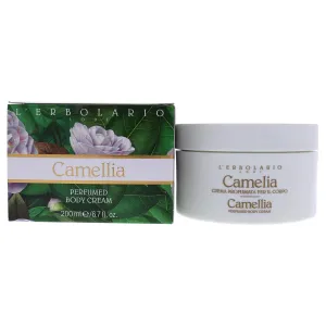 L’Erbolario Body Cream – Moisturizing Body Butter – Nourishes, Protects with Camellia Oils – Floral Scented Antioxidant Skin Care – Camellia – 6.7 oz