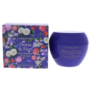 L'Erbolario Perfumed Body Cream – Moisturizing Body Butter – Nourishing Floral Blend – Softening Skin Care with Camellia – Dance of Flowers - 6.7 oz