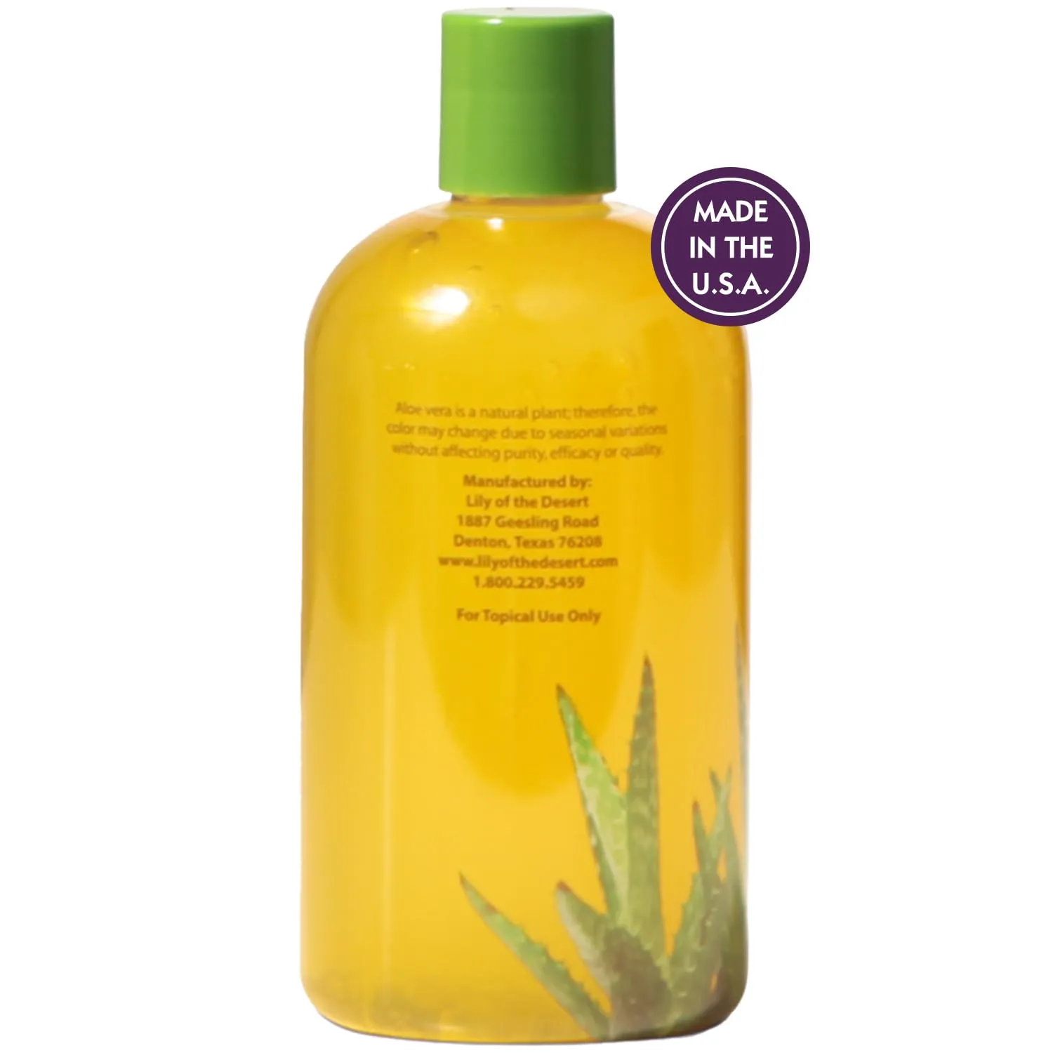 Lily Of The Desert Gelly Moisturizer - 99% Organic Aloe Vera Gel for Skin, After Sun Care with Aloe, Vitamin E Oil, and Vitamin C for Sunburn Relief, 12 Fl Oz (Pack of 2)