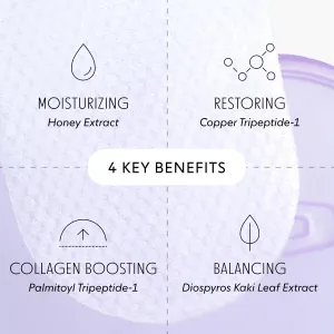 LOOPS MicroCellular Moisturizer Korean Skincare - Nourish, Replenish, and Rebalance - Collagen Boosting, Restoring, Moisturizing Skin Care - Pre-soaked Veocell Embo Pad - Anti-Aging Face Moisturizer