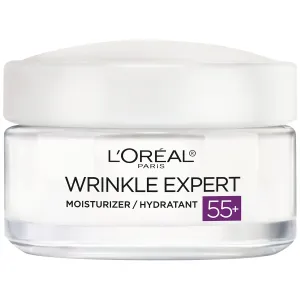 L'Oreal Paris Wrinkle Expert 55  Anti-Aging Face Moisturizer with Calcium, Non-Greasy, Suitable for Sensitive Skin 1.7 fl. oz