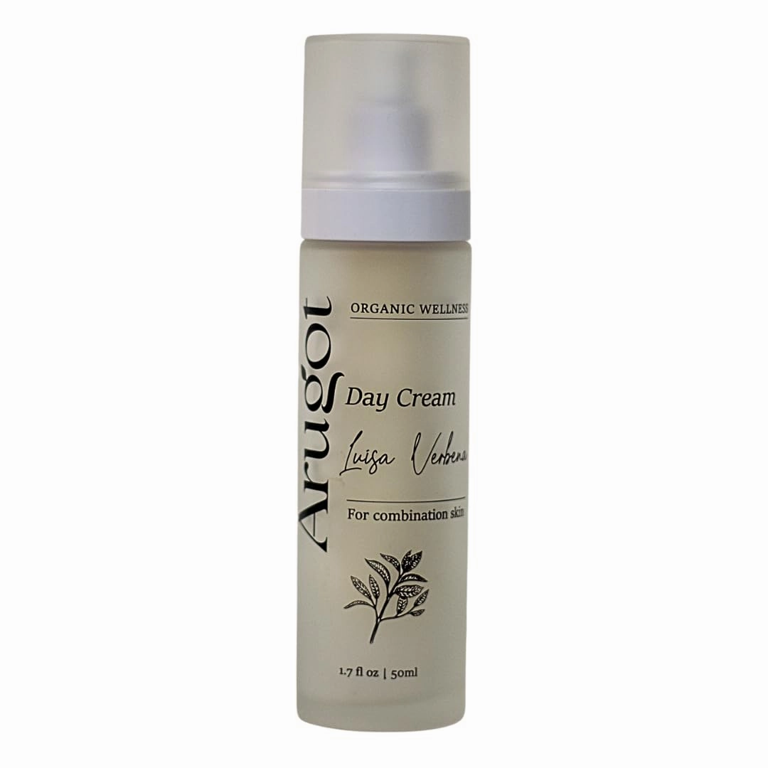 Luisa Verbena Organic Verbena Day Cream, Skin Moisturizer for Face & Neck, Made in Israel, 1.7 ounces