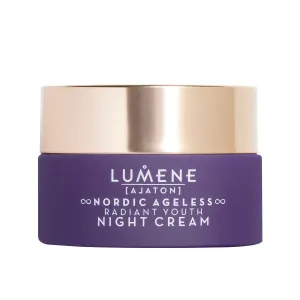 Lumene Ajaton Radiant Youth Night Cream - Rejuvenating Anti Aging Moisturizer with Antioxidants - Face Cream for Fine Lines and Wrinkles - Skin Firming   Rejuvenating Night Face Cream (50ml)