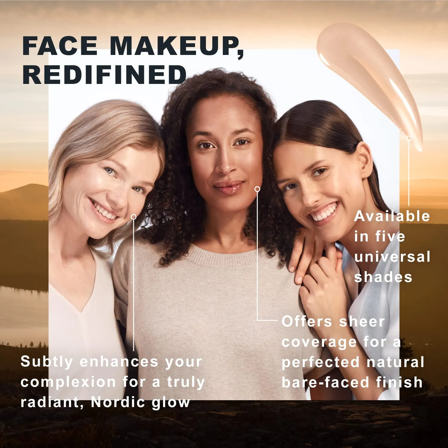 Lumene Invisible Illumination Instant Beauty Glow Serum - Sheer-Coverage Face Makeup   Brightening Serum - Infused with Nordic Algae and Vitamin E for Instant Radiance - Universal Light (30ml)