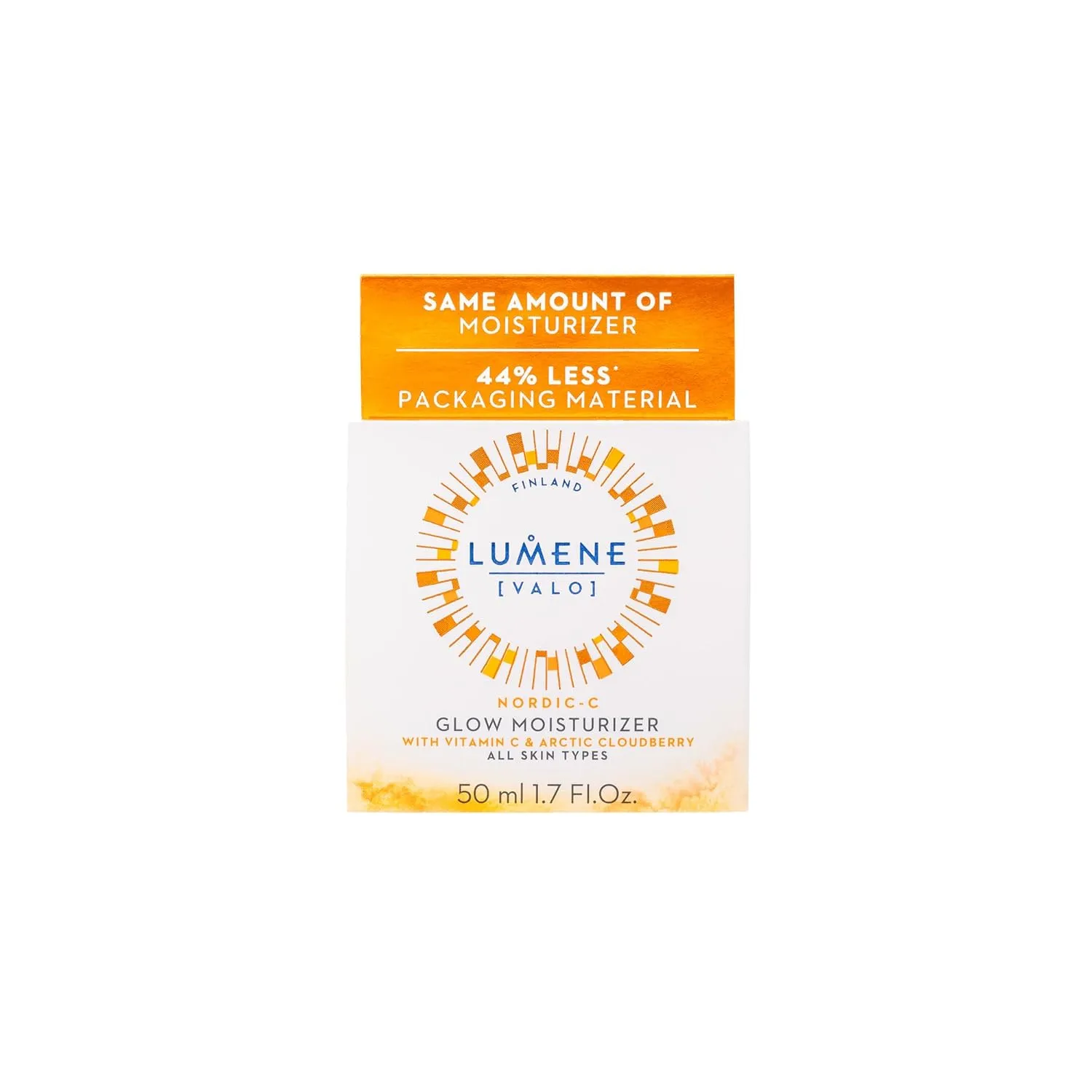 Lumene Nordic-C [Valo] Glow Moisturizer - Radiance Boosting Facial Moisturizer for Dry Skin - Enriched with Hyaluronic Acid & Vitamin C to Visibly Brighten   Plump Skin - 100% Vegan Skin Care (1.7 oz)
