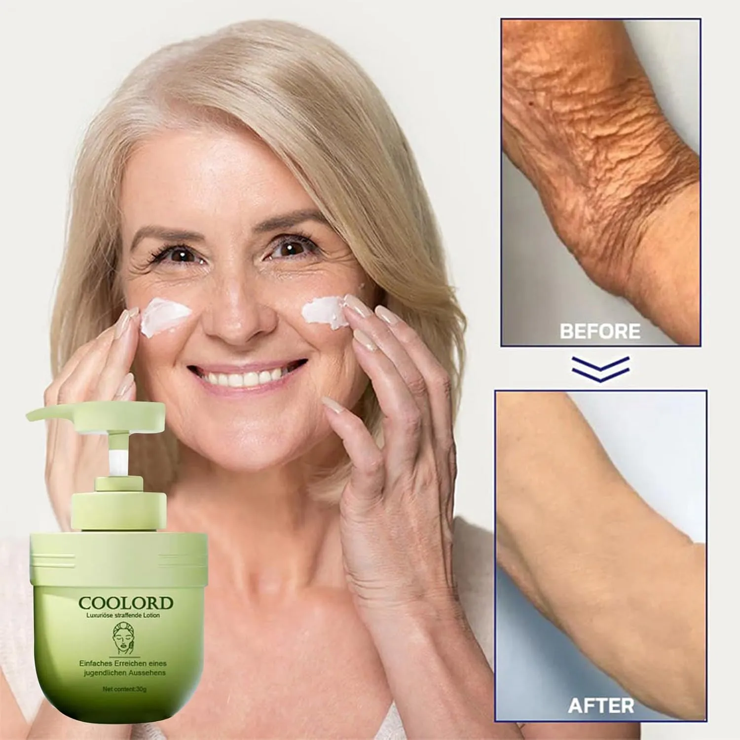 Luxury Collagen Firming cream, Skin Tightening Cream, Collagen Firming Lotion Body Moisturizer Lifts, Firms, & Tightens For Younger Looking Skin, For All skin Types (4 Bottle)