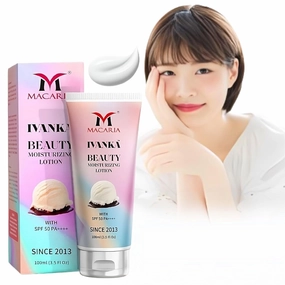 MACARIA Ivanka Beauty Daily Moisturizing Lotion for Dry Skin, Body Lotion & Face Moisturizer with Hyaluronic Acid and Shea Butter Daily Moisturizer, Vanilla Fragrance, Oil-Free