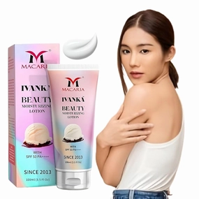 MACARIA Ivanka Beauty Shea Formula Raw Shea Body Lotion for Dry Skin, Hand & Body Moisturizer, Value Size
