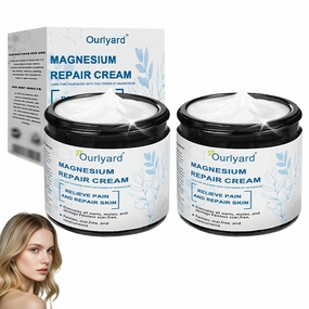 Magnesium Skin Repair Cream,2025 New Skin Treatment Cream,Effectively improves skin texture and reduces blemishes (2PCS)