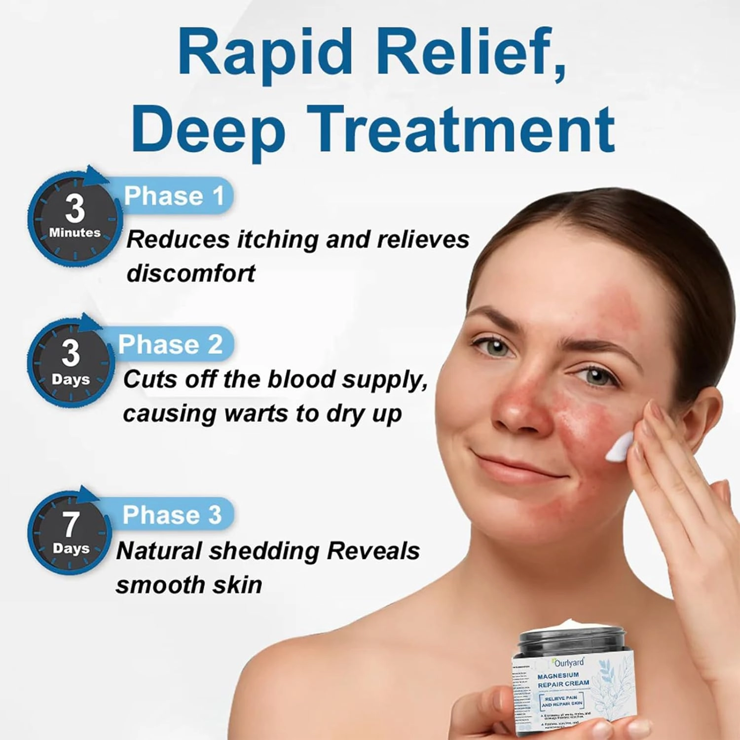 Magnesium Skin Repair Cream,2025 New Skin Treatment Cream,Effectively improves skin texture and reduces blemishes (2PCS)