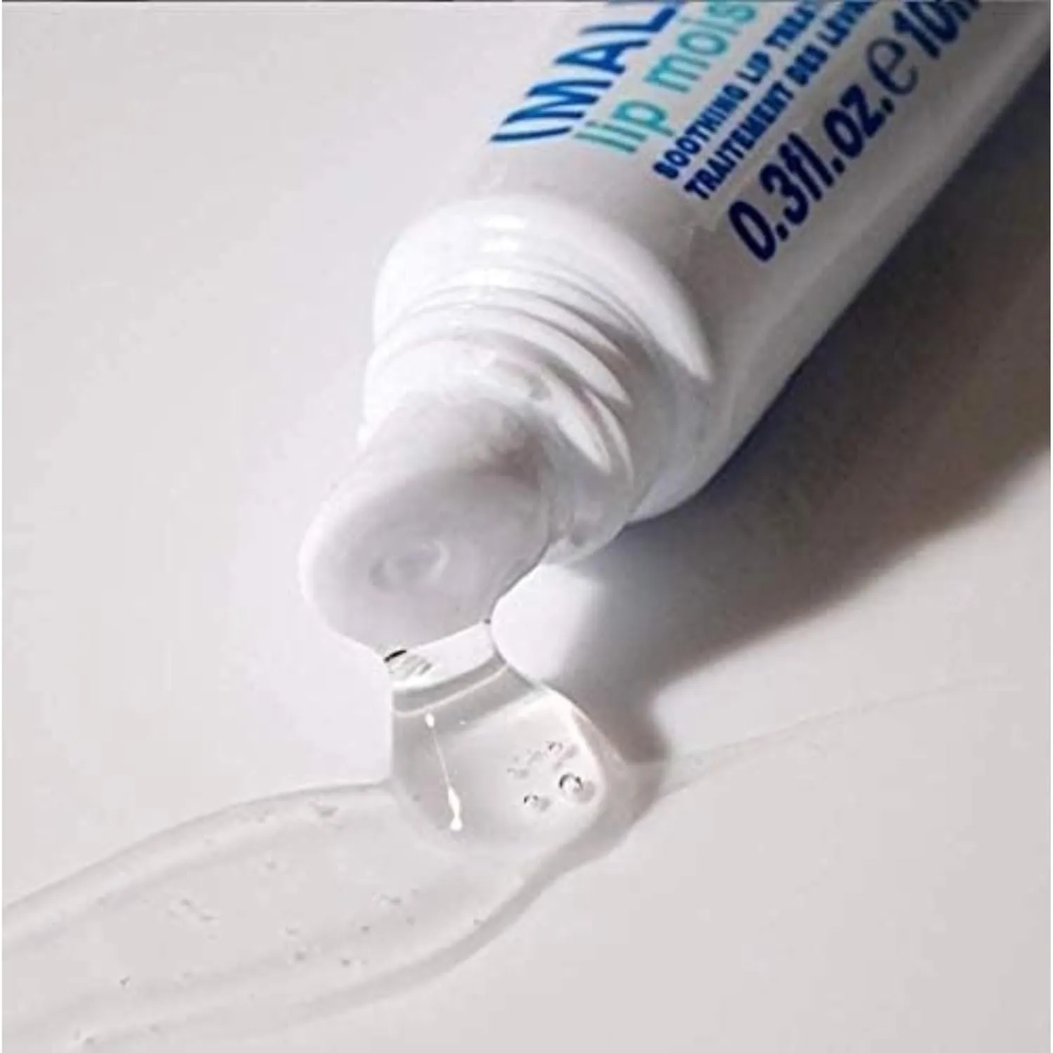Malin   Goetz Lip Moisturizer for Men & Women, 0.3 Fl. Oz. - Hydrating Lip Gel for Chapped Lips, Nourishing Dry Lip Treatment, Vegan & Cruelty Free
