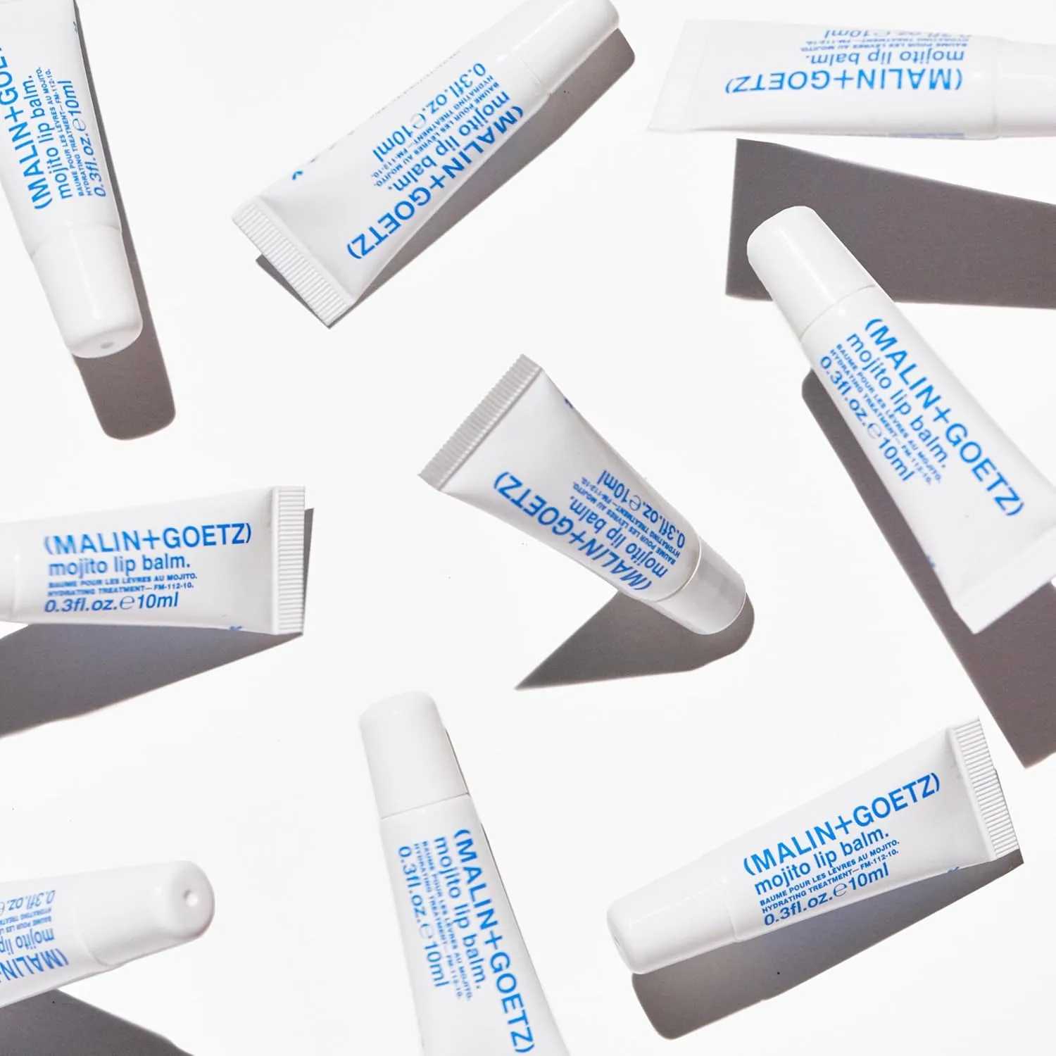 Malin   Goetz Mojito Lip Moisturizer for Men & Women, 0.3 fl. oz. - Hydrating Lip Gel for Chapped Lips, Nourishing Dry Lip Treatment, No Fragrance or Flavor, Vegan & Cruelty Free