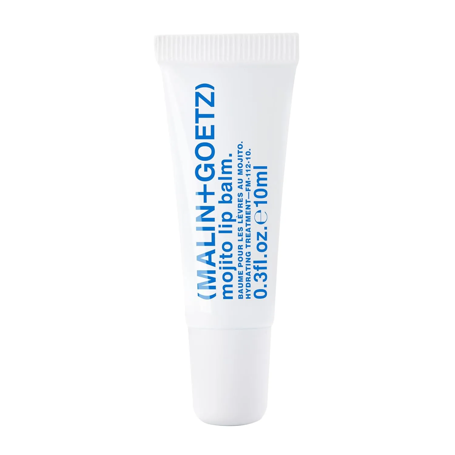 Malin   Goetz Mojito Lip Moisturizer for Men & Women, 0.3 fl. oz. - Hydrating Lip Gel for Chapped Lips, Nourishing Dry Lip Treatment, No Fragrance or Flavor, Vegan & Cruelty Free