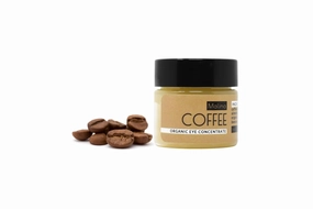 Malina™ Organic Coffee Eye Concentrate | Revitalizing | Reduce Puffiness & Dark Circles | Caffeine | Pure Essential Oil | No Fragrance | Handmade
