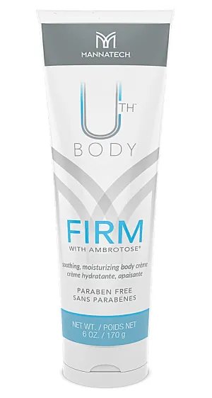 Mannatech Moisturizing Body Cream, Firm with Ambrotose 6oz. Moisturizer for Dry Skin, Refresh, Hydrates, and Softens Whole Body, Mild Formula, Paraben-Free, Moisturizing Cream For All Skin-Types