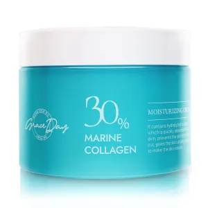 Marine Collagen Moisturizing Face Cream, Day and Night Cream with Collagen, Peptides and Hyaluronic Acid, Anti-Wrinkle Cream with Antioxidants And Natural Ingredients, 3.4 oz - Made in Korea