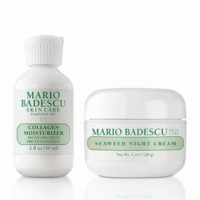 Mario Badescu Seaweed Night Cream for Women Anti Aging Oil-Free Moisturizer with Collagen & Sodium Hyaluronate, Ideal for Combination