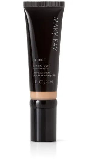 Mary Kay CC Cream: Lightweight Moisturizer & Sunscreen SPF 15 for All Skin Types (1 Fl Oz)