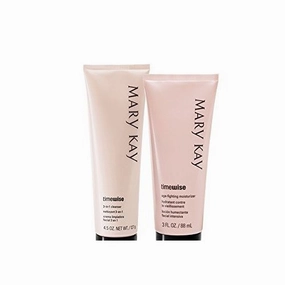 Mary Kay Timewise Age-fighting Moisturizer & 3 in 1 Cleanser Combination to Oily Skin Full Size Set