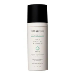MDSolarSciences Daily Perfecting Moisturizer SPF 30, 2-in-1 Face Moisturizer and Sunscreen Hydrates and Perfects Skin with Hyaluronic Acid, Broad Spectrum Protection, 1.7 Oz