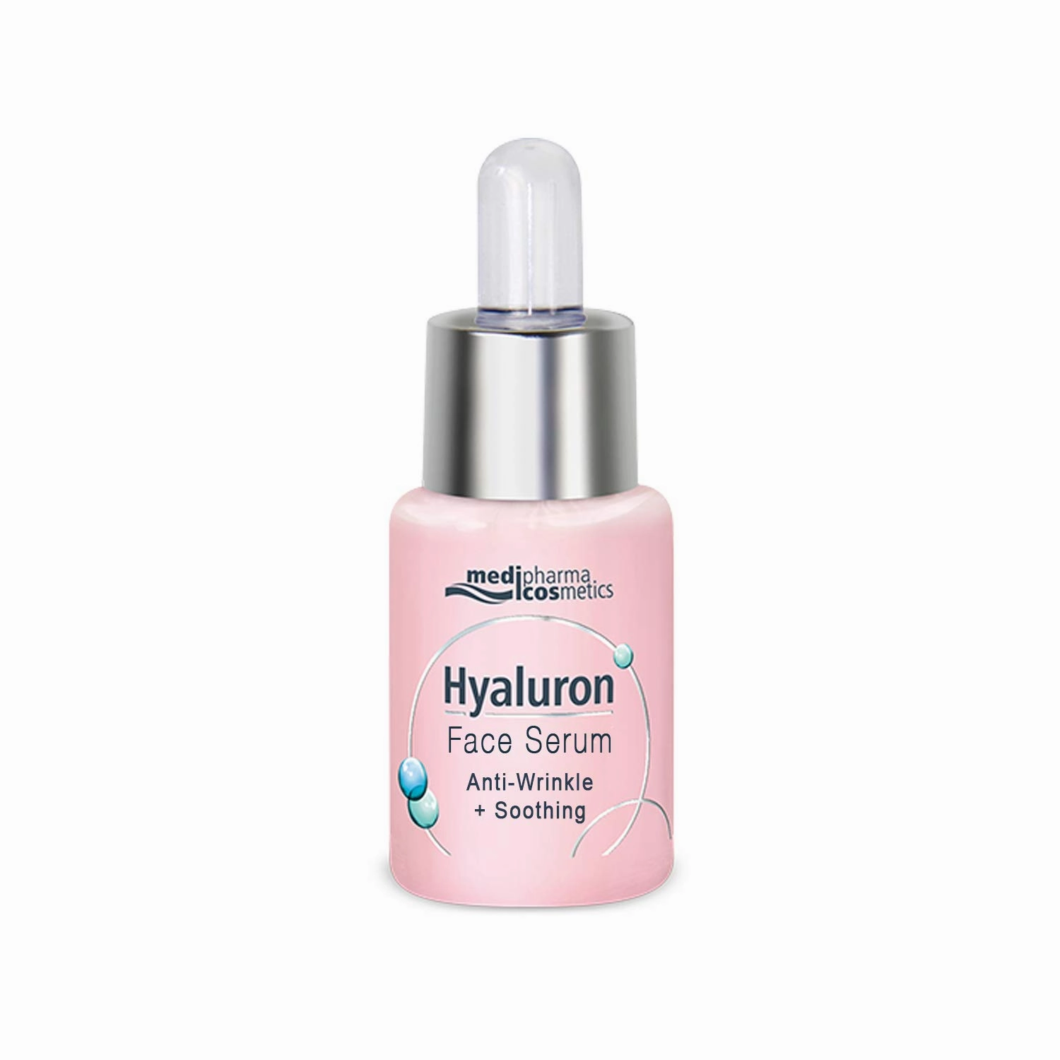 Medipharma Cosmetics Hyaluronic Acid Face Serum – Anti-aging & Anti-wrinkle calming Facial Serum – Serum for face with panthenol in dropper bottle, Made in Germany, 0,44 fl oz