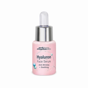 Medipharma Cosmetics Hyaluronic Acid Face Serum – Anti-aging & Anti-wrinkle calming Facial Serum – Serum for face with panthenol in dropper bottle, Made in Germany, 0,44 fl oz