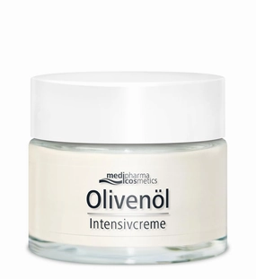 Medipharma Cosmetics Intensive Face Moisturizer Cream for very dry Skin | Daily Moisturizing Facial Lotion for Women & Men | Extra Dry Skin Care | Paraben-Free, Olive Oil, Vitamin A, Vitamin E (50ml)
