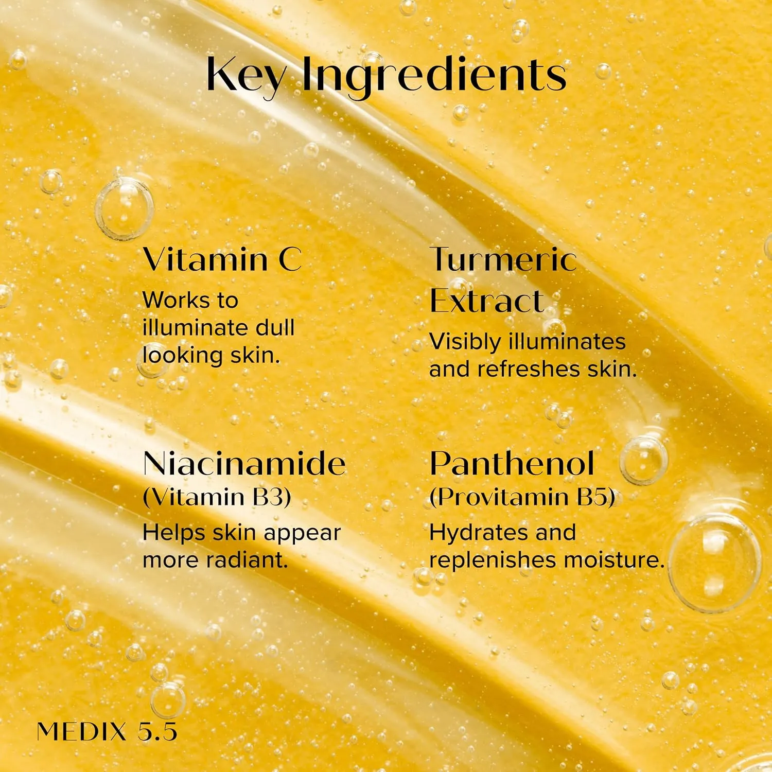 Medix 5.5 Radiant Glow Vitamin C Body Wash W/Niacinamide | Citrus Scented Gentle Body & Face Cleanser For Women, Men, Dry Skin, & Smoother-Looking Skin | Removes Dirt, Oil, & Impurities, 15 Fl Oz