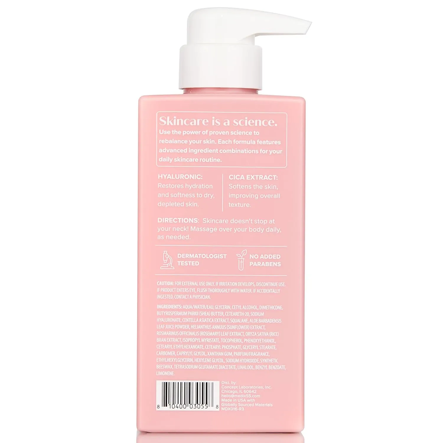 MEDIX Retinol Body Lotion   Hyaluronic Acid Cream Body Moisturizer Skincare Set | Hydrating   Firming Body Lotion For Improving The Look Of Stretch Marks, Sagging, & Crepey Skin, 2pc Set
