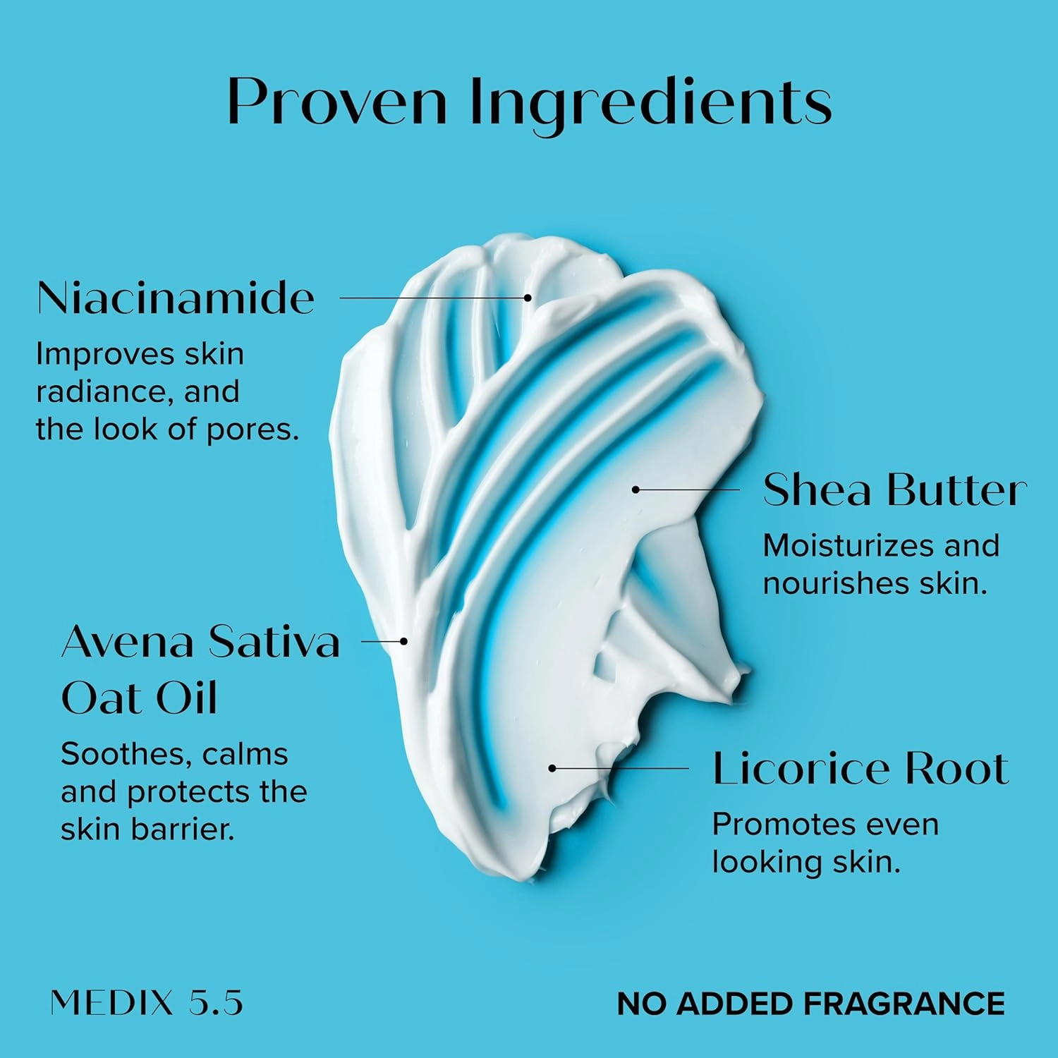 MEDIX Fragrance Free Niacinamide Face Moisturizer   Shea Butter Cream For Face & Body Lotion | Anti Aging Skin Care Firming Cream For Wrinkles, Dark Spots, Large Pores, 15 Fl Oz, 2-Pack