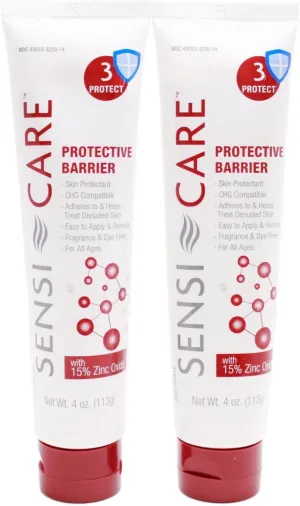 Medline Remedy Specialized Protect Zinc Oxide Paste Skin Protectant 4 oz Tube (Pack of 2 Tubes)