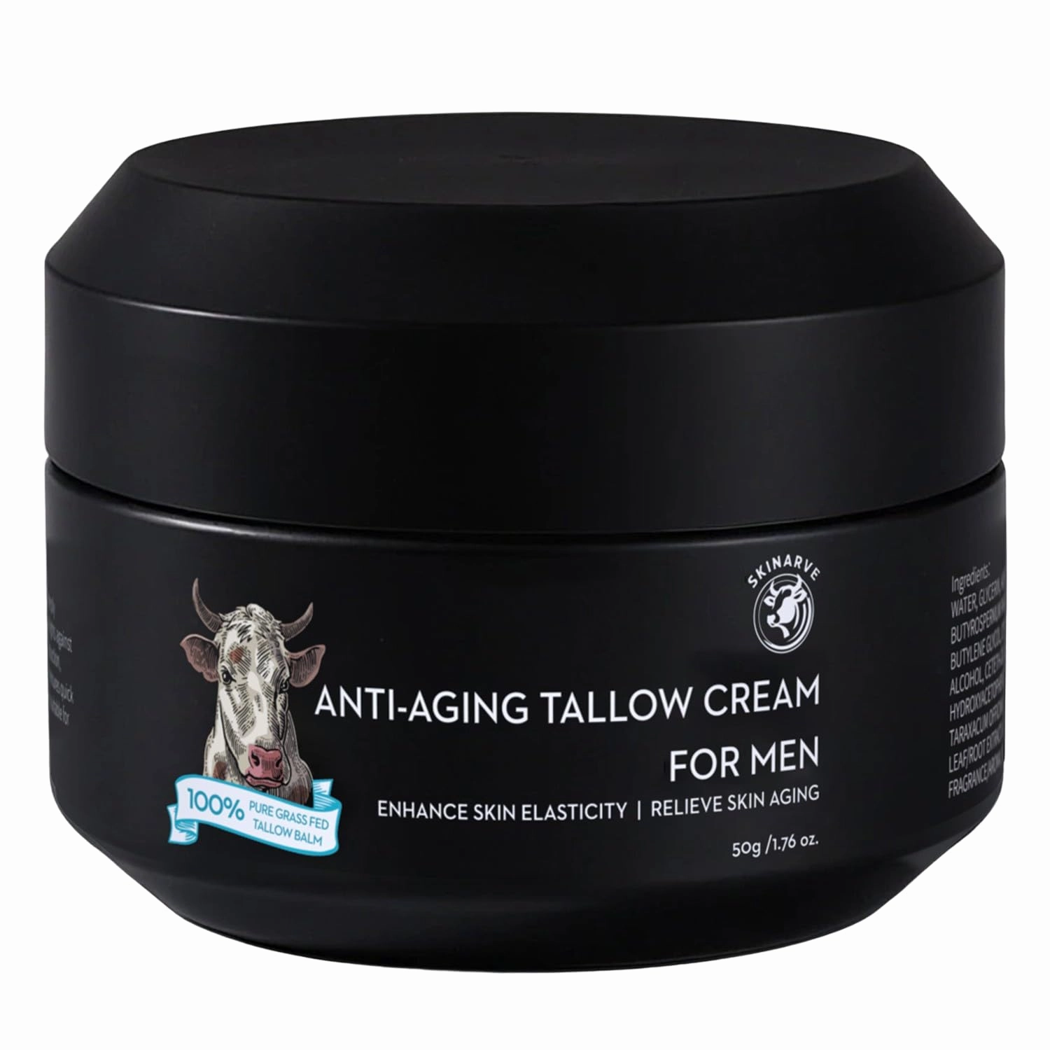Men's Beef Tallow Cream - 1.77 OZ | Wagyu Face Cream for Men - Facial Moisturizer