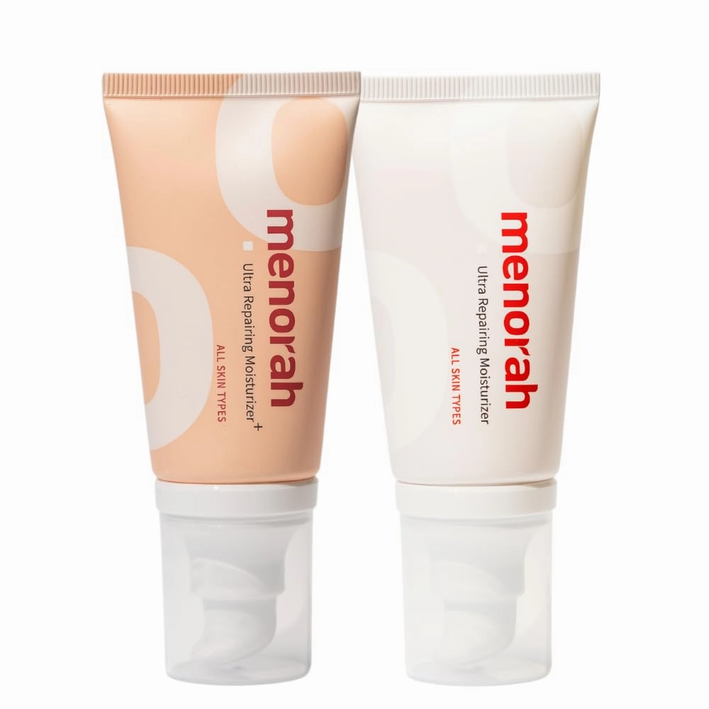 menorah skincare - Ultra Repairing Moisturizer Set, Rich Lightweight Texture, for Face, Hands, Heels, Elbows Healing, Fast Absorbing Hydration, Relieve itchiness, Meadowfoam Seed Oil, Vitamin E, B3