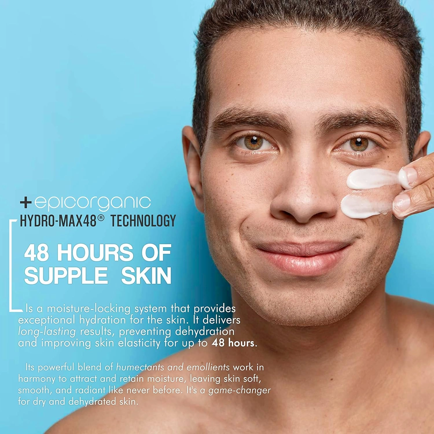 Mens Face Cream | Anti Aging & Hydrating Face Moisturizer | Hyaluronic Acid, Collagen & Vitamin E Cream | Men's Skin Care | Moisturizer Face Cream | 8oz