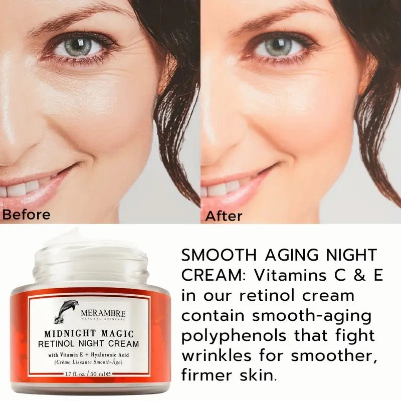 MERAMBRE Retinol and Hyaluronic Acid Day & Night Facial Cream