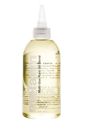 MH Melanin Multi-Use Pure Oil Blend 8 Oz. Hot Oil Treatment and Body Moisturizer. Detangles, Soften, Nourish and Seal. Vegan and Non-Toxic. (1 Pack)