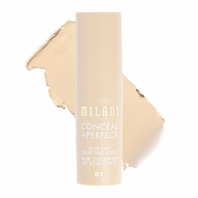 Milani Conceal   Perfect - Skin Tint Stick, Blur Out Tinted Moisturizer Makeup, Shade 001
