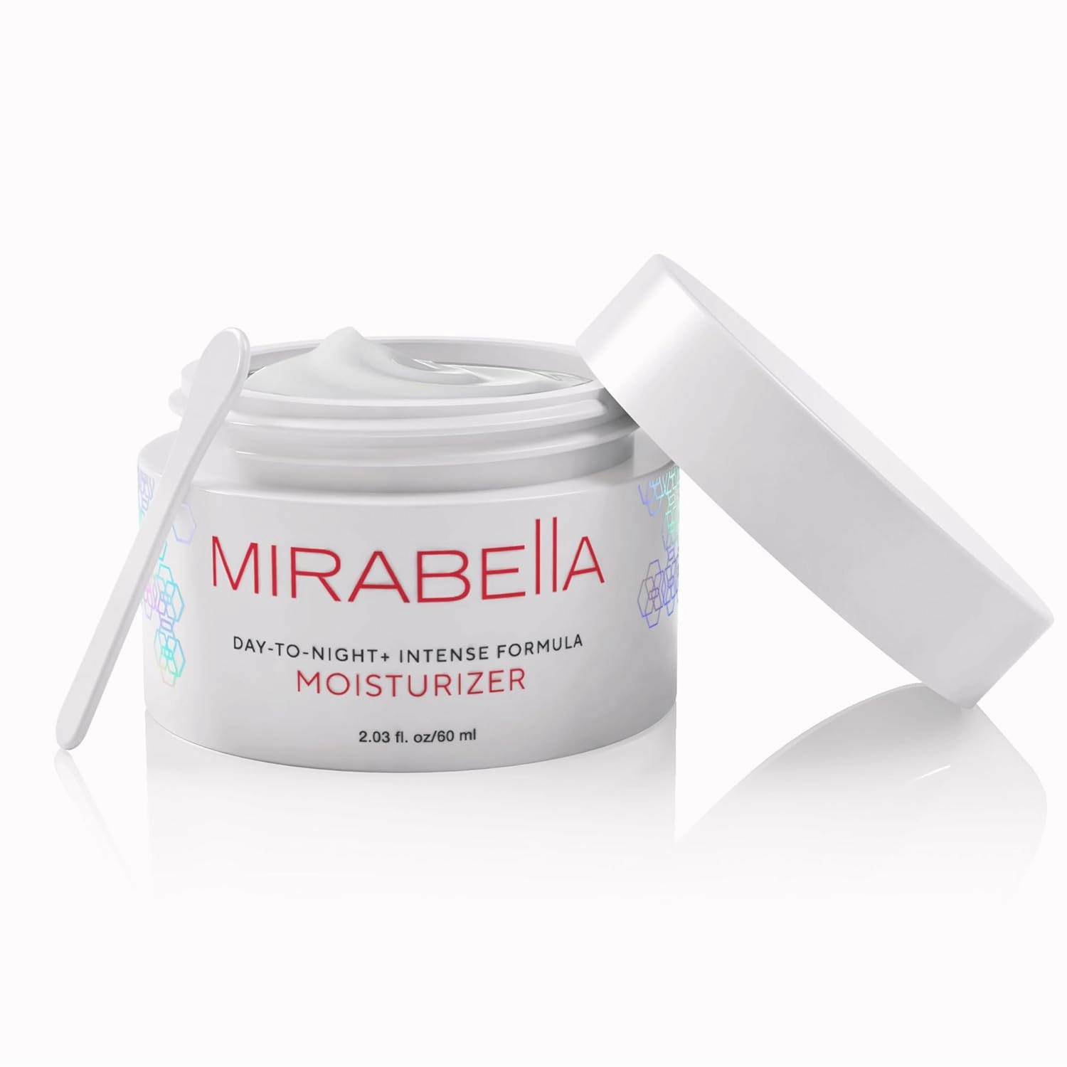 Mirabella Day to Night  Intense Formula Moisturizer – Hydrating Anti-Aging Face Cream w/Hyaluronic Acid, Niacinamide & Collagen – Lightweight Day & Night Facial Moisturizer, 2.03 oz