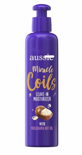 Miracle Coils Leave-in Moisturizer with Macadamia Nut Oil, Sulfate Free, Coily Hair 8.5 fl oz (1 Pack, Packaging May Vary)
