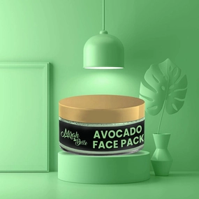 Mirah Belle - Organic Avocado Face Pack - Skin Whitening, Tightening, Cleansing Pores and Natural Glow - SLS, Paraben Free - 50 gms