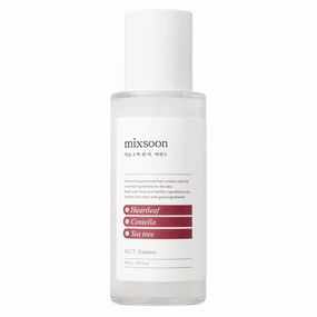 mixsoon H.C.T. Essence 1.69 fl oz (50ml) | Face Moisturizer, Sooth irritated skin | Heartleaf, Centella Asiatica, Teatree