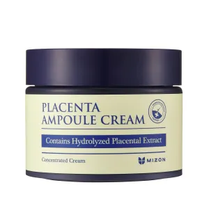 MIZON Placenta Ampoule Cream with Lavander Oil Niacinamide Adenosine Free of Parabens Korean Skincare (1.69 fl oz)