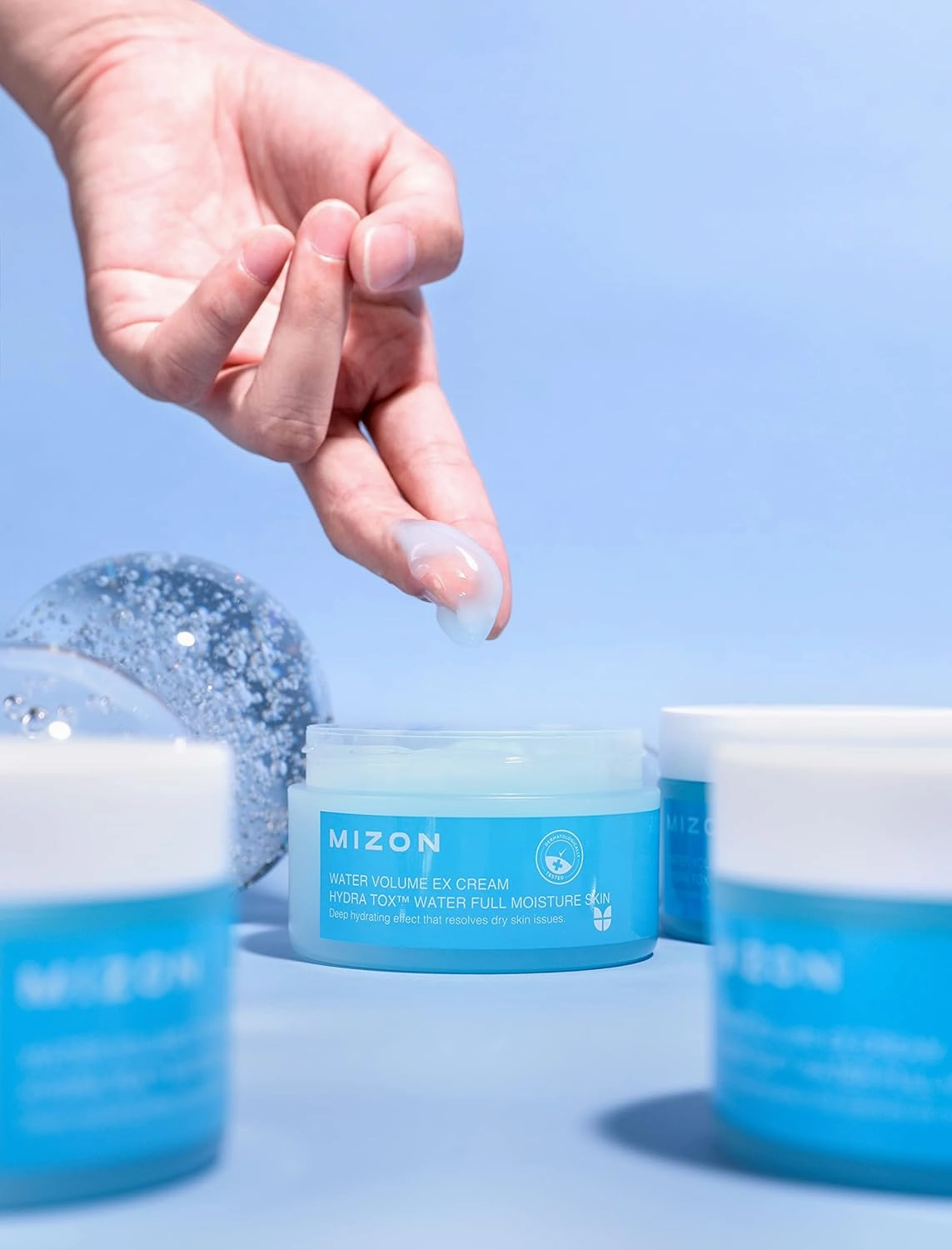 MIZON Water Volume EX Cream, moisture cream, hydration cream, Soft Skin, Korean skin care (230ml / 7.77fl oz)