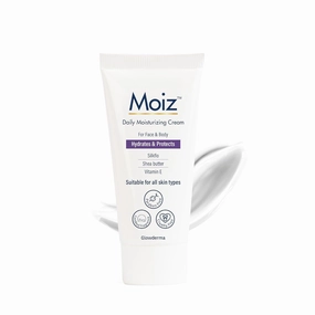 Moi..z Daily Moisturizing Cream for Face & Body | Formulated with 9 Moisturizers | Suitable for Sensitive Skin | Paraben free & Cruelty free
