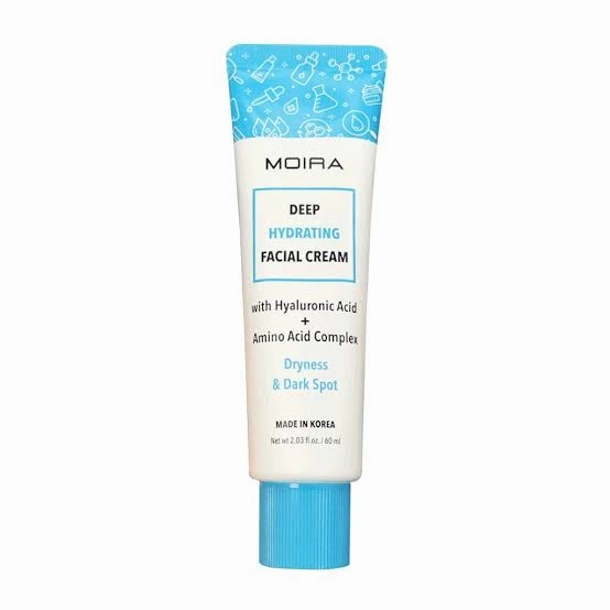 Moira Deep Hydrating Facial Cream with Hyaluronic Acid & Amino Acid 60 ml