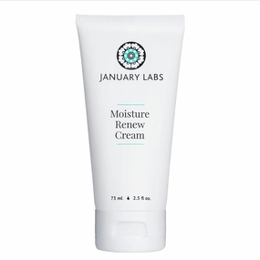 Moisture Renew Face Cream, Day or Night Face Moisturizer Cream for Dehydrated & Stressed Skin, Skin Care Essentials, 2.5 Oz