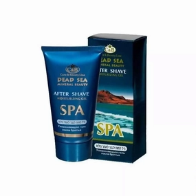 Moisturising Soothing Anti-Aging Alcohol-Free Mens After Shave Gel for Face w/Dead Sea Minerals & Aloe Extract- for Dry & Sensitive Skin - 150ml / 5 fl.oz